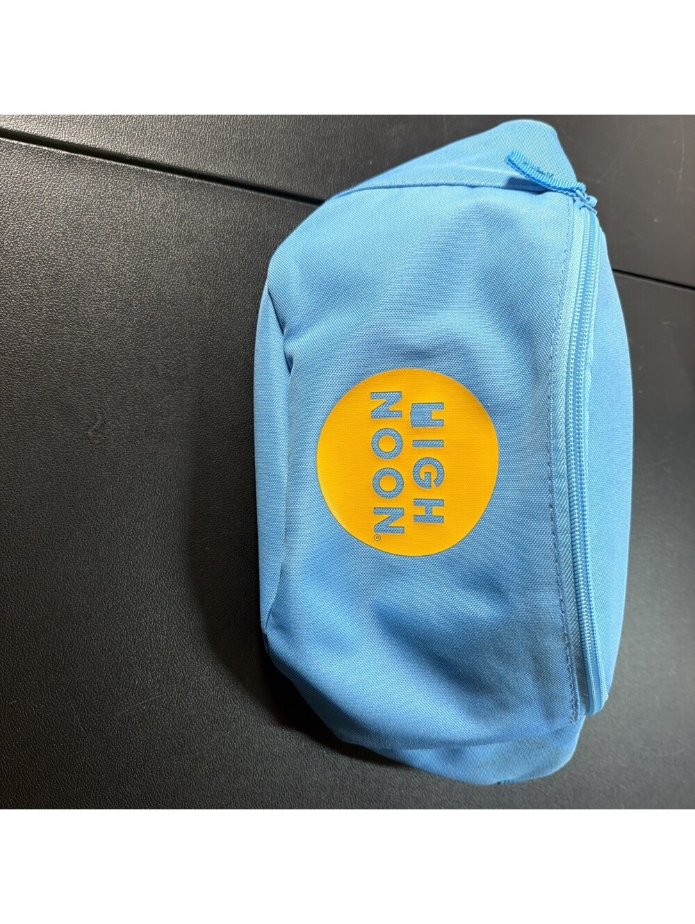 High Noon Beer Cooler Blue Insulated Waist Fanny Pack Shoulder Strap Promo